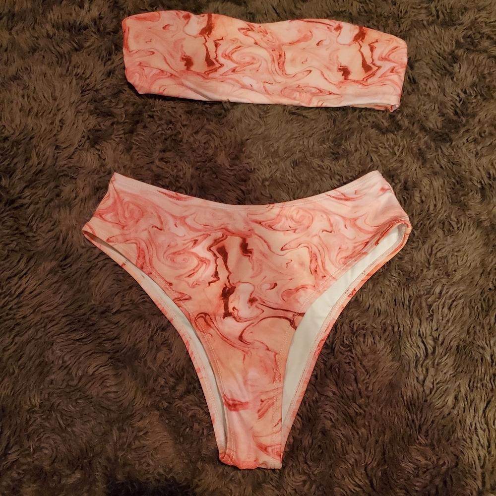 SHEIN marble bikini